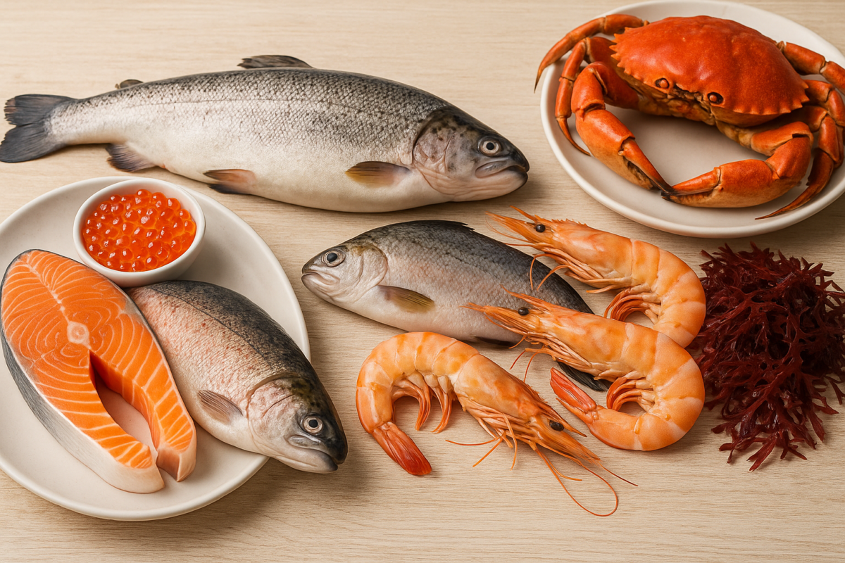 อาหารที่มีแอสตาแซนทีนสูง